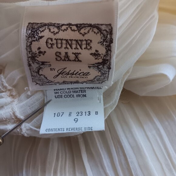 Vintage Dress 9 Gunne Sax Jessica San Francisco Boho Maxi Mexican Spanish Ren - Picture 3 of 11